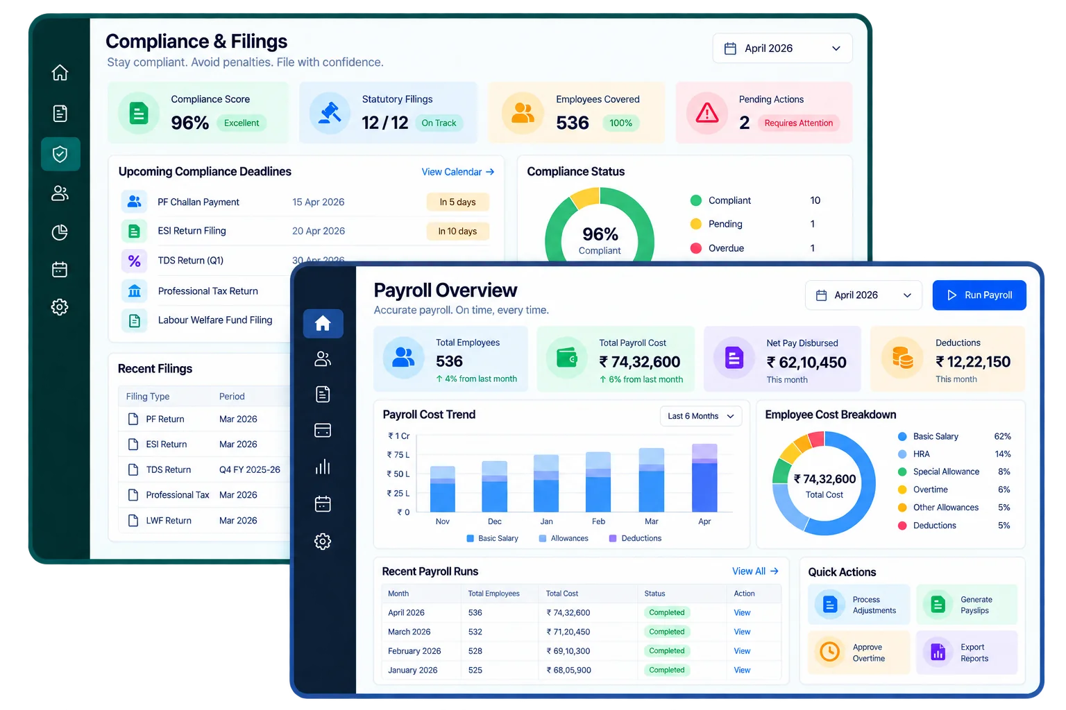 Payroll Automation ERP module